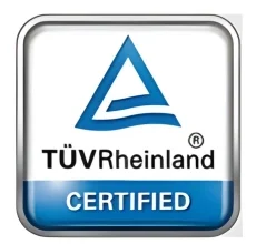 TÜV Rheinland Certified