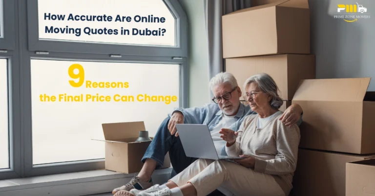 Online Moving Quote Dubai